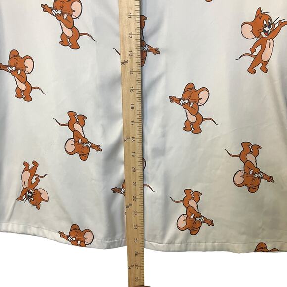 Tom and Jerry Women's Satin Button Down Pajama Top Size XL - Picture 4 of 4